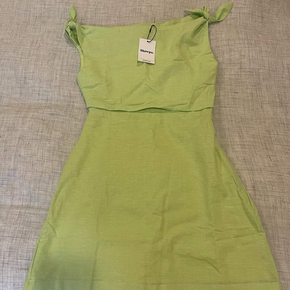 Showpo Light Green Mini Dress